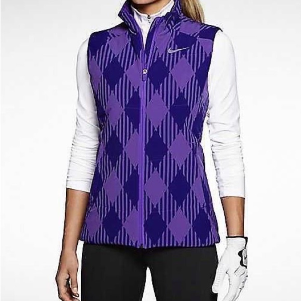 Nike Golf Women's Small Vest Hyper Plum Grape Purple.